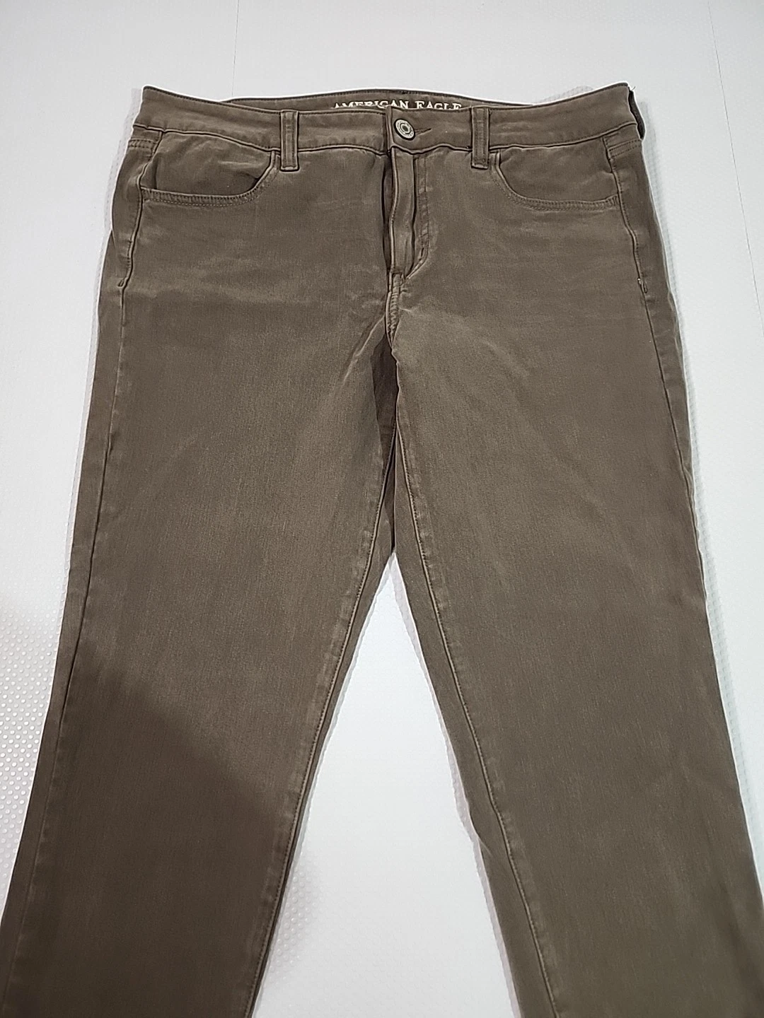 New With Tags American Eagle Outfitters Brown Jeans Size 14 - photo 2