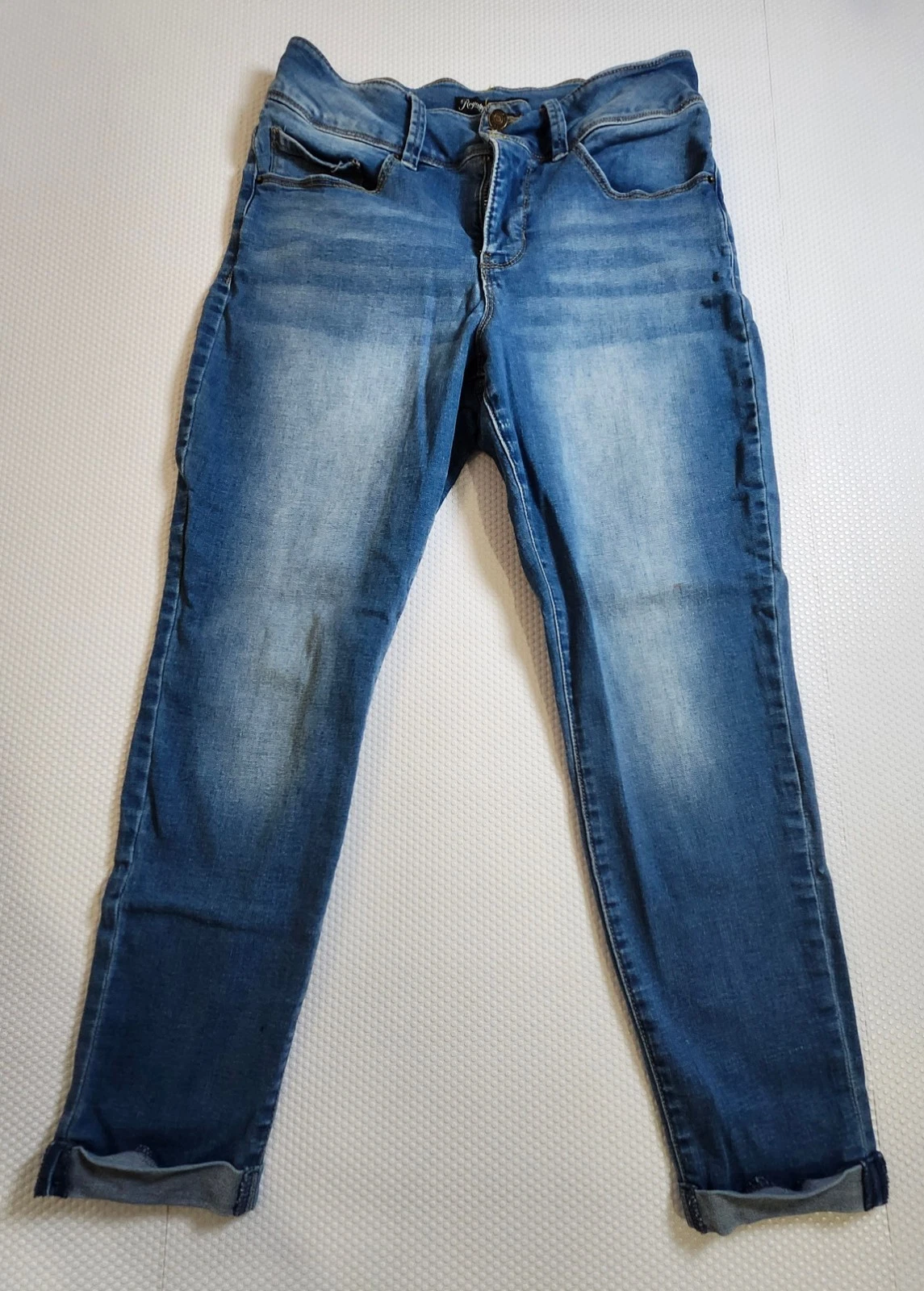 Royalty For Me Blue Washed Skinny Jeans