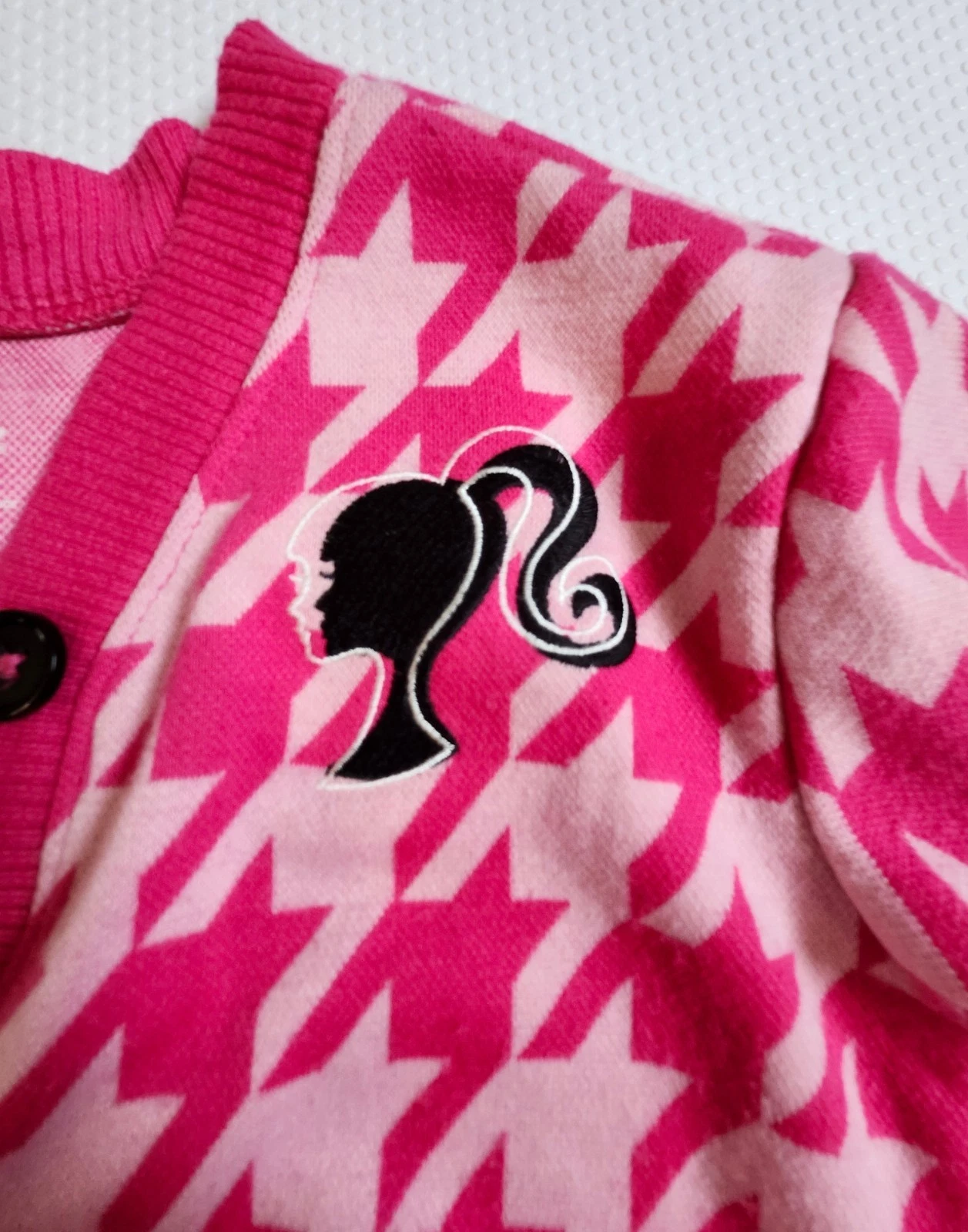 Barbie Hot Pink & Light Pink Knit Outfit Set - photo 2