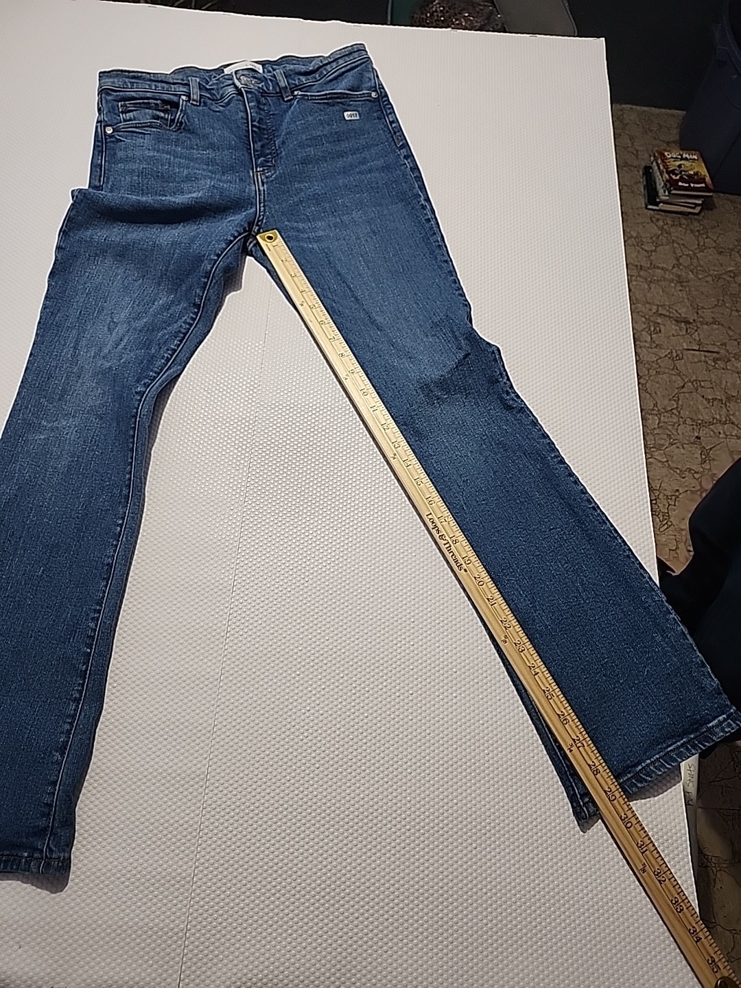 Women's LOFT BLUE JEANS SIZE 28/6 BOOT CUT PRE OWNED GOOD CONDIT - photo 3