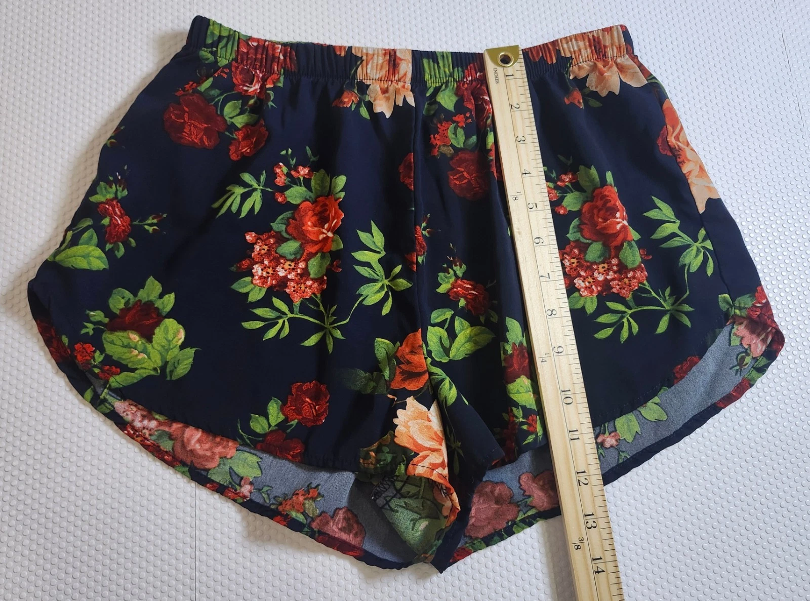 Ambiance Apparel Navy Floral Shorts - photo 2