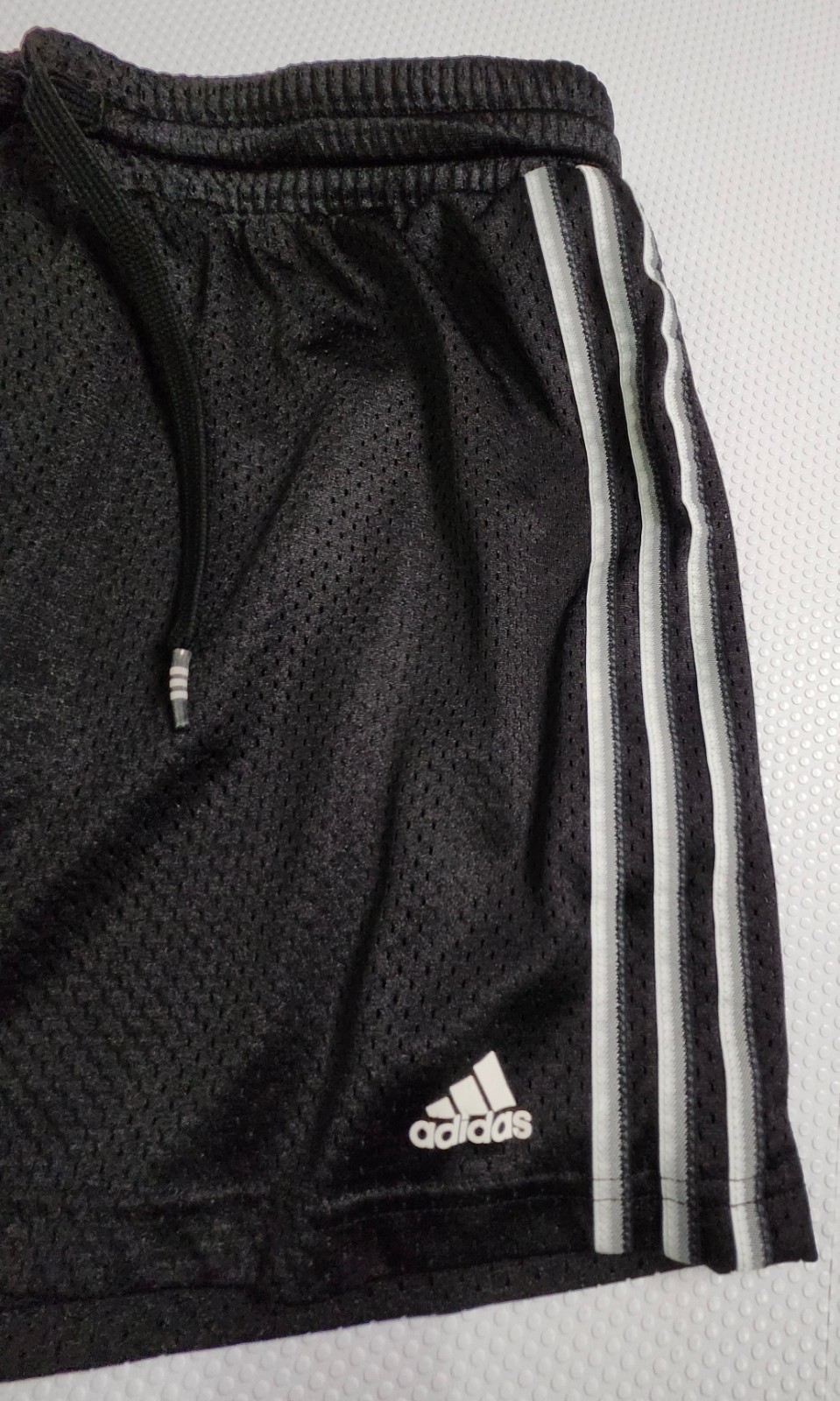 adidas Black Workout Shorts with Small Logo - photo 2