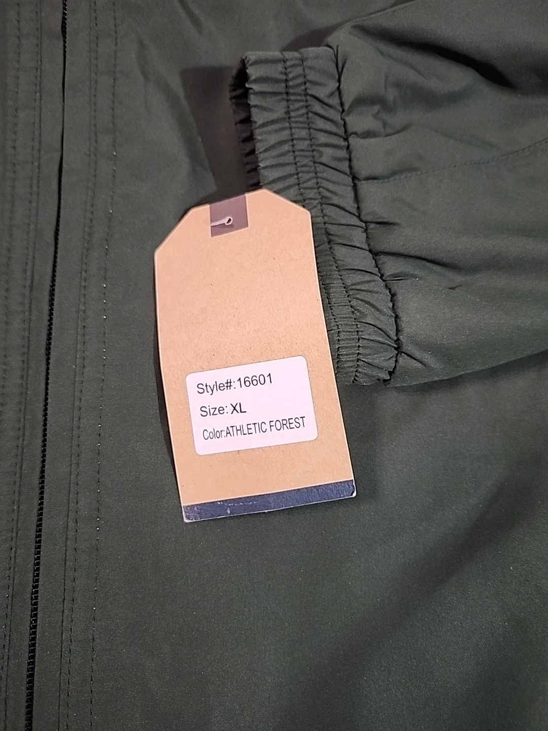 MV Sport Forest Green Windbreaker Jacket XL - photo 5
