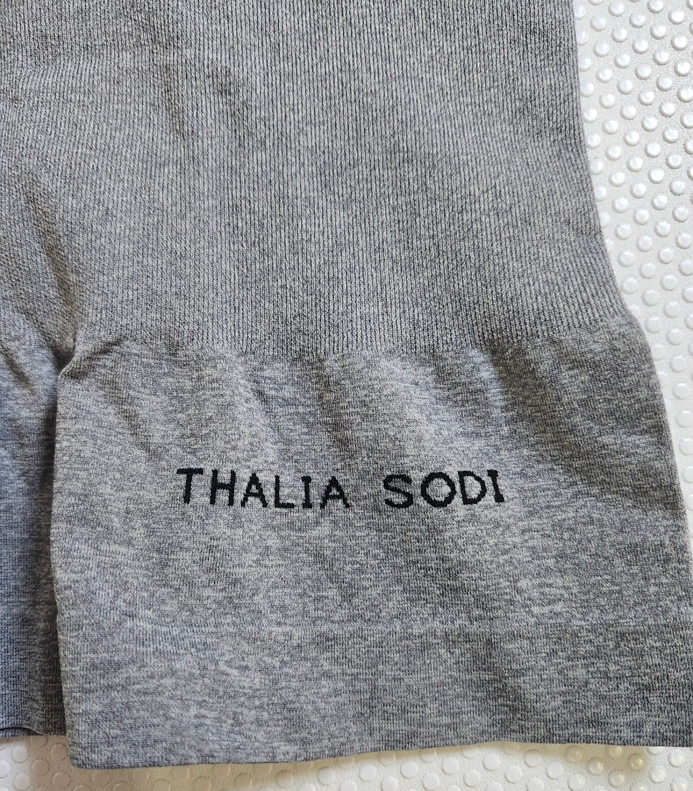 Thalia Sodi Tan and Gray Seamless Ruffle Hem Camisoles - photo 4