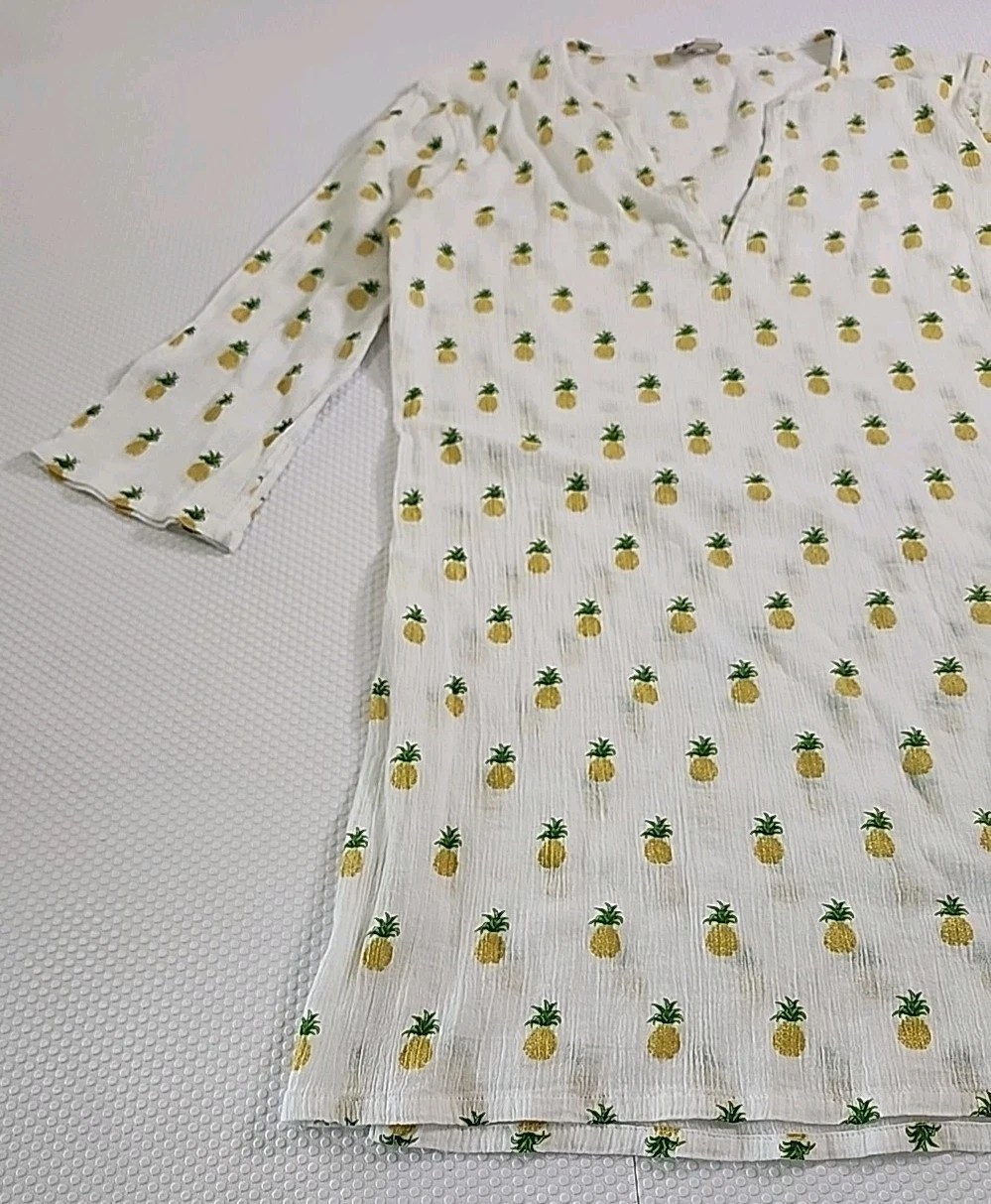 J Crew Pineapple Tunic Beach Coverup Size XS - photo 3