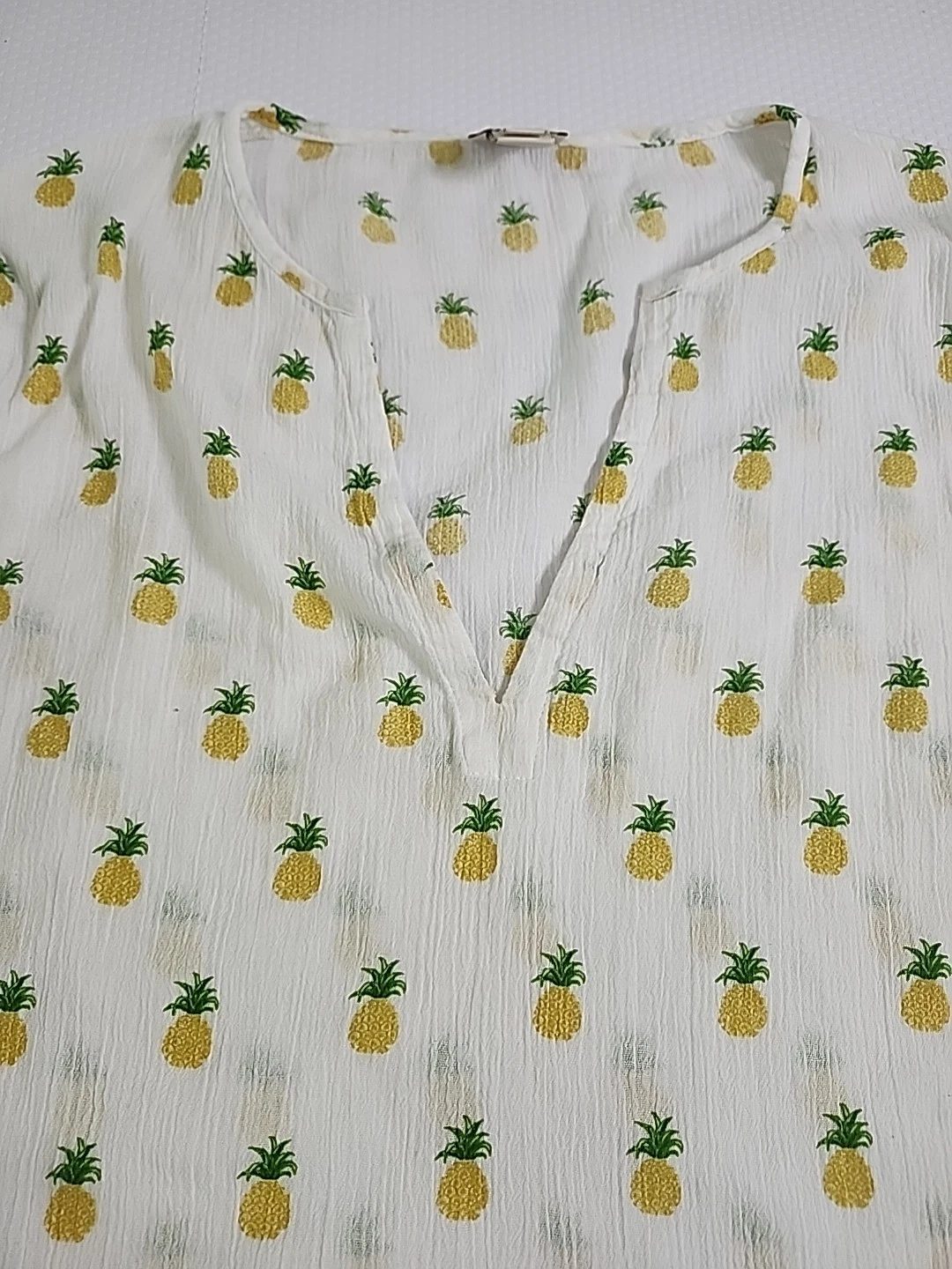 J Crew Pineapple Tunic Beach Coverup Size XS - photo 5