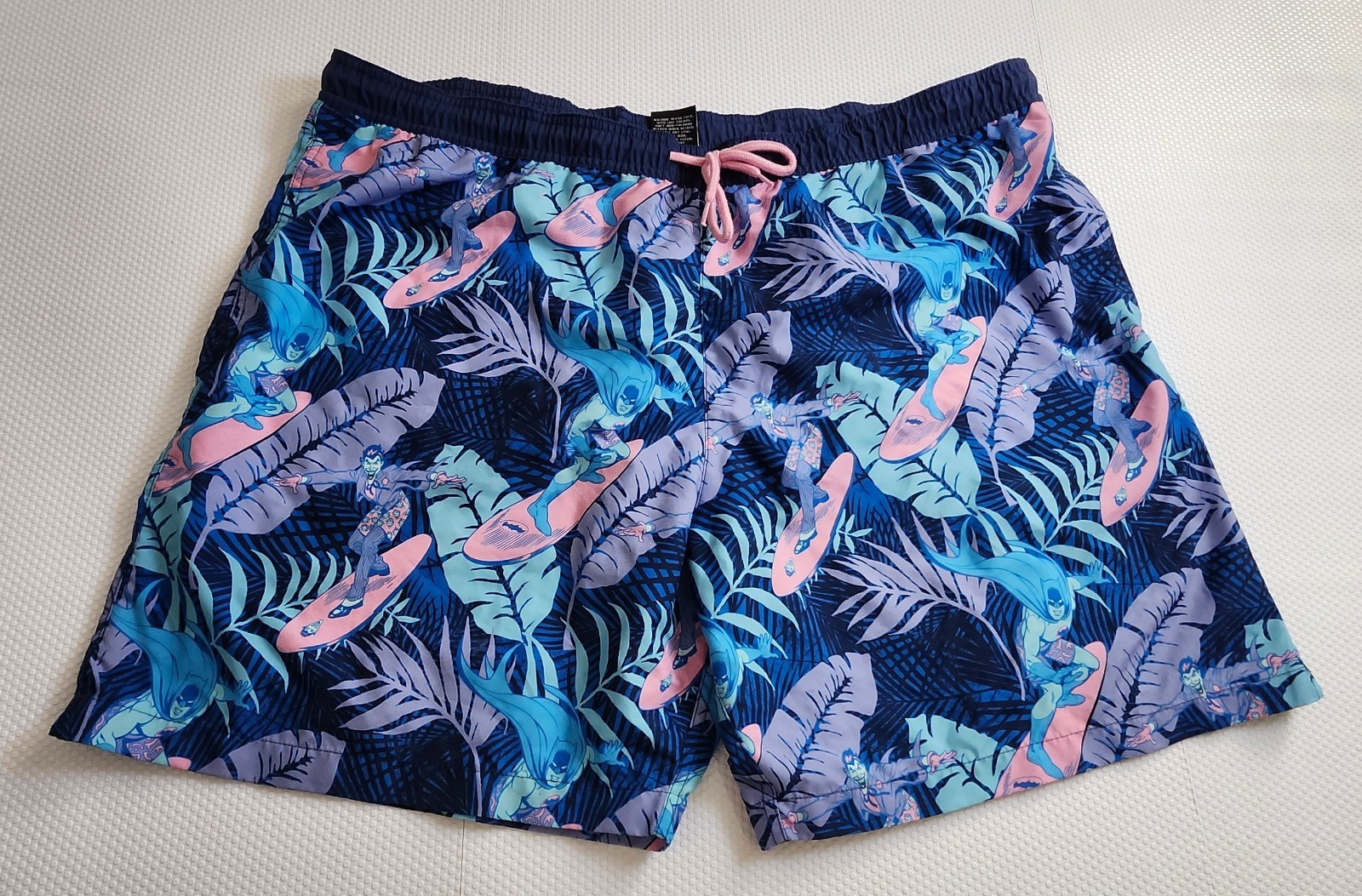 Batman Men's Navy Surf Board Shorts