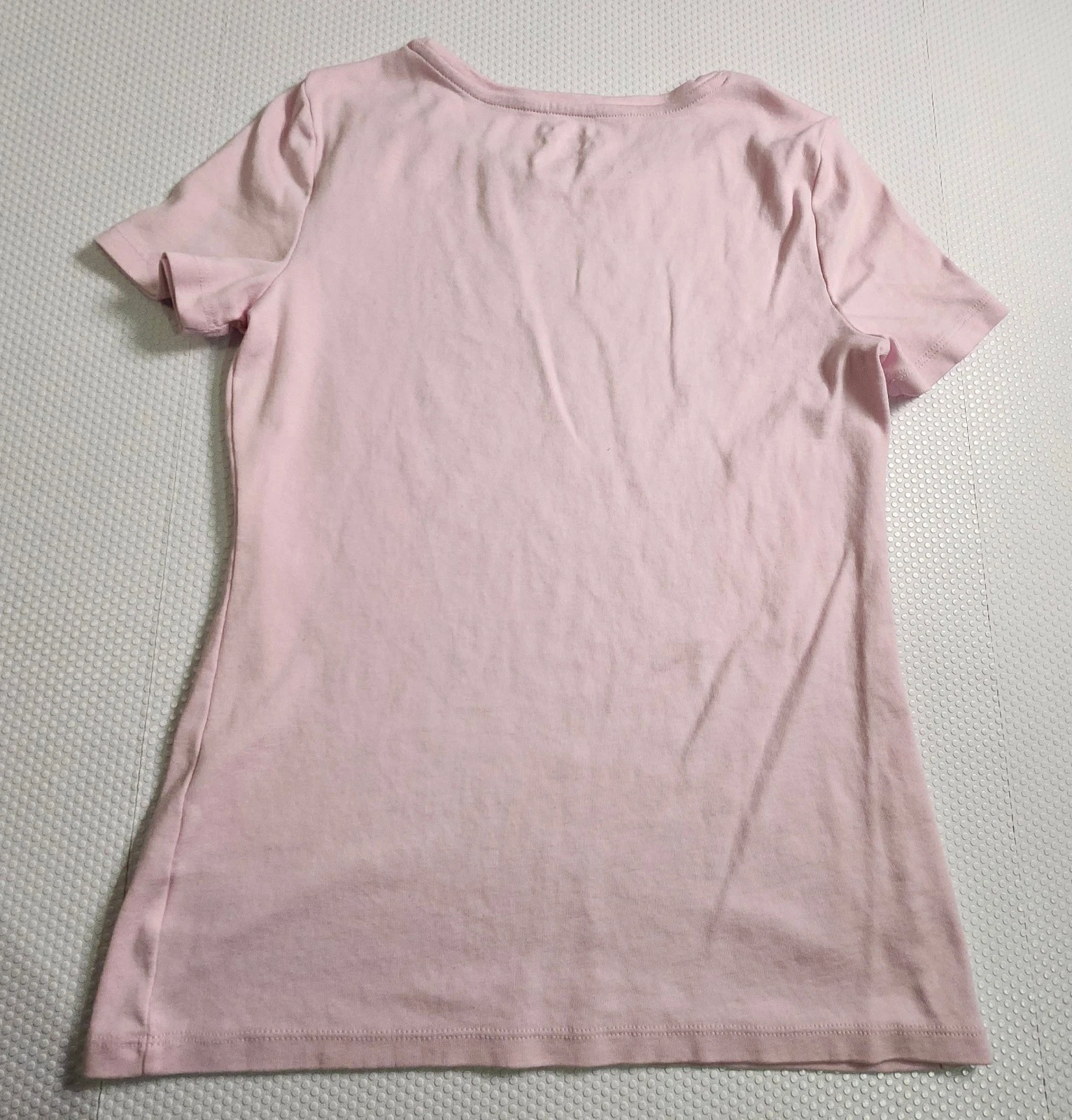 Talbots Pink Tee with Dark Pink Neck Trim - photo 5