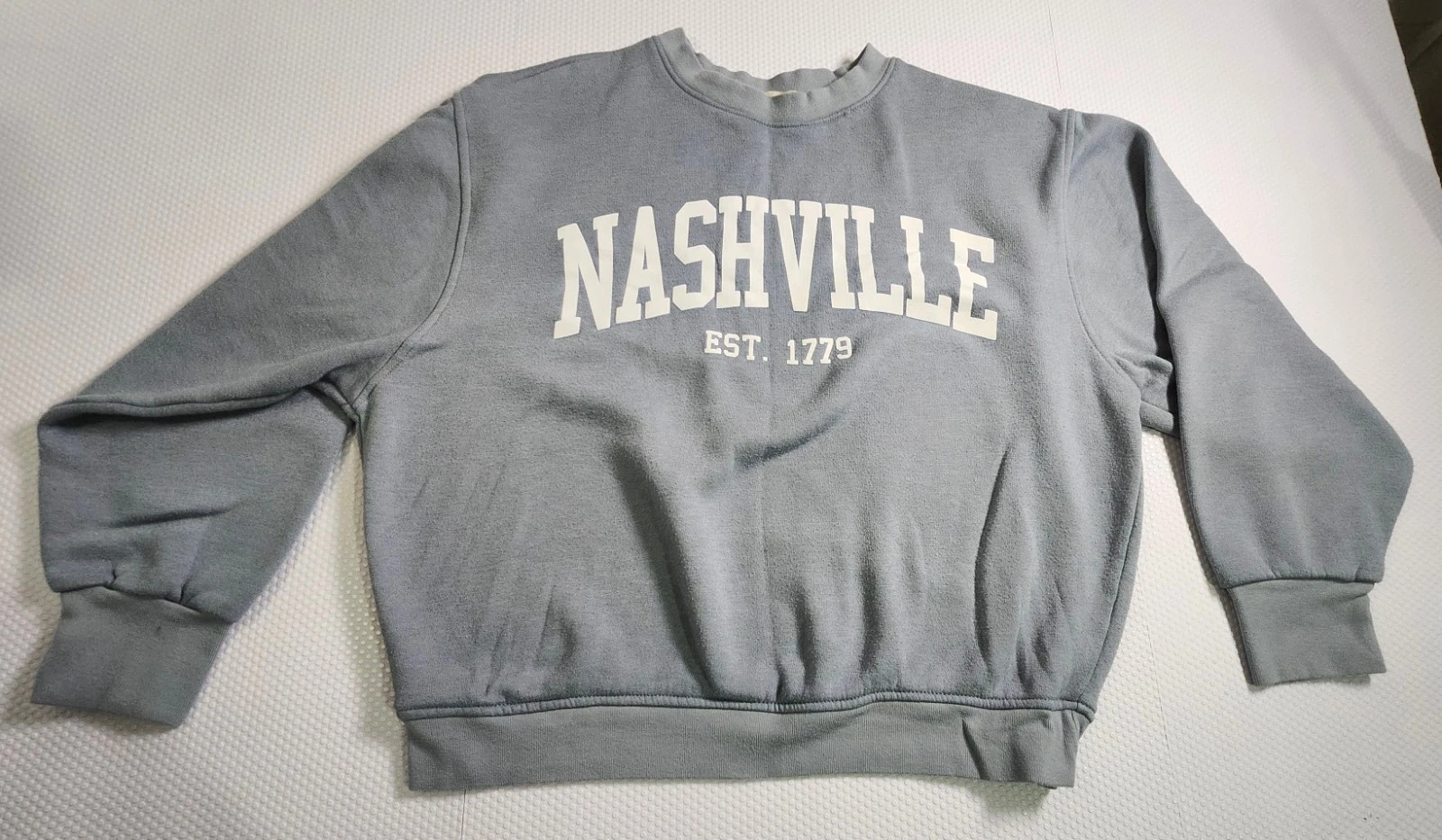 Altar'd State Gray Nashville Crewneck Sweatshirt