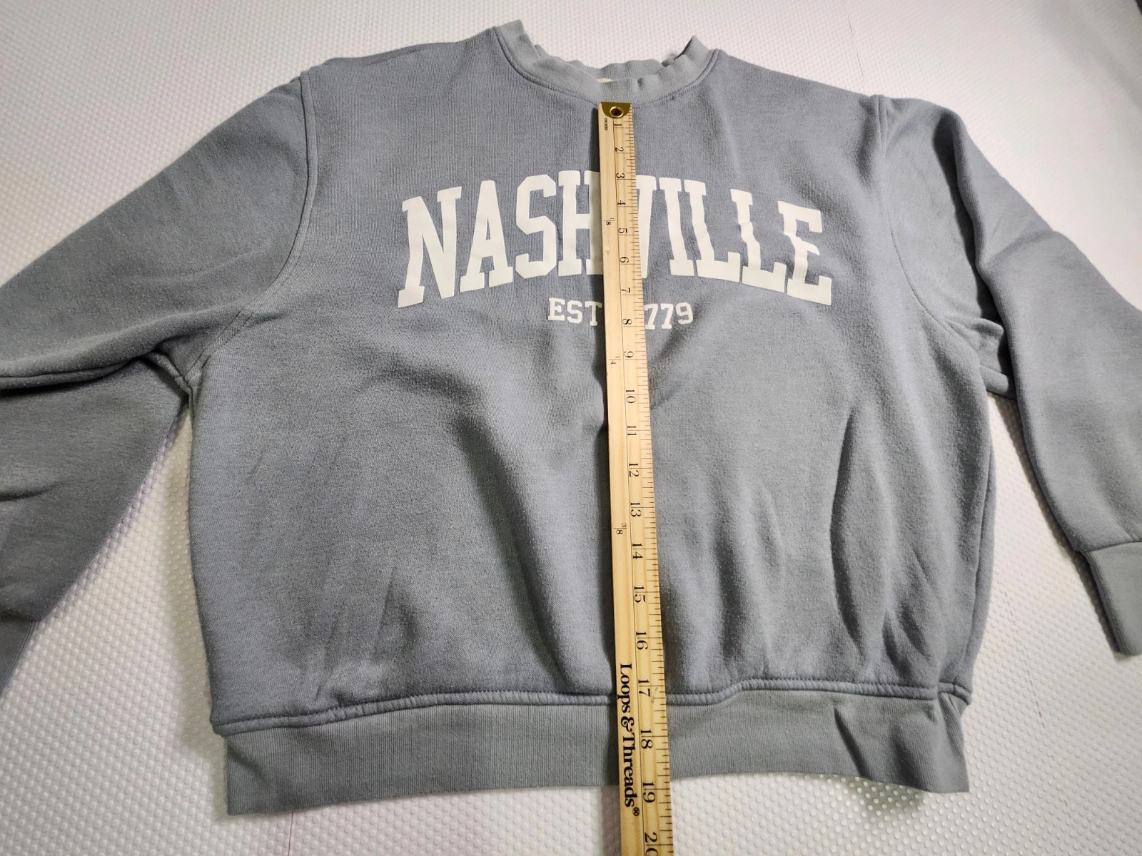 Altar'd State Gray Nashville Crewneck Sweatshirt - photo 3