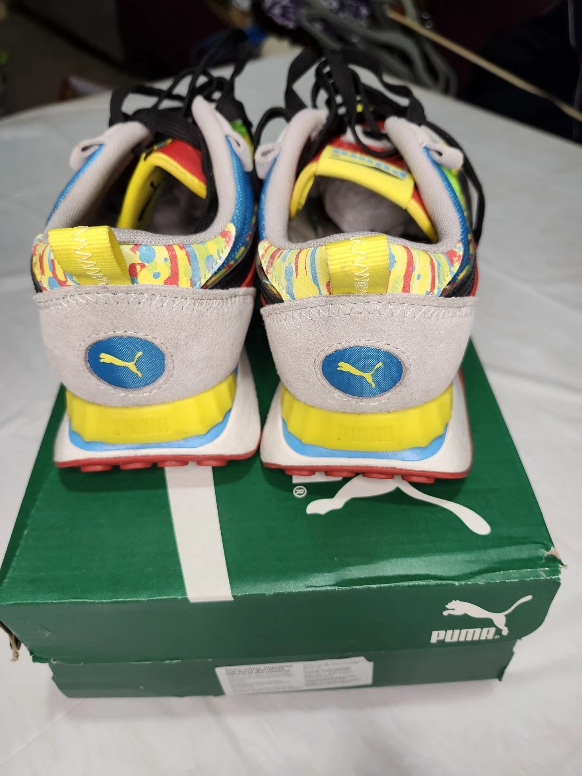 Puma Rider Fv charcoal and paint jr Sneakers Junior Size 5.5 - photo 4
