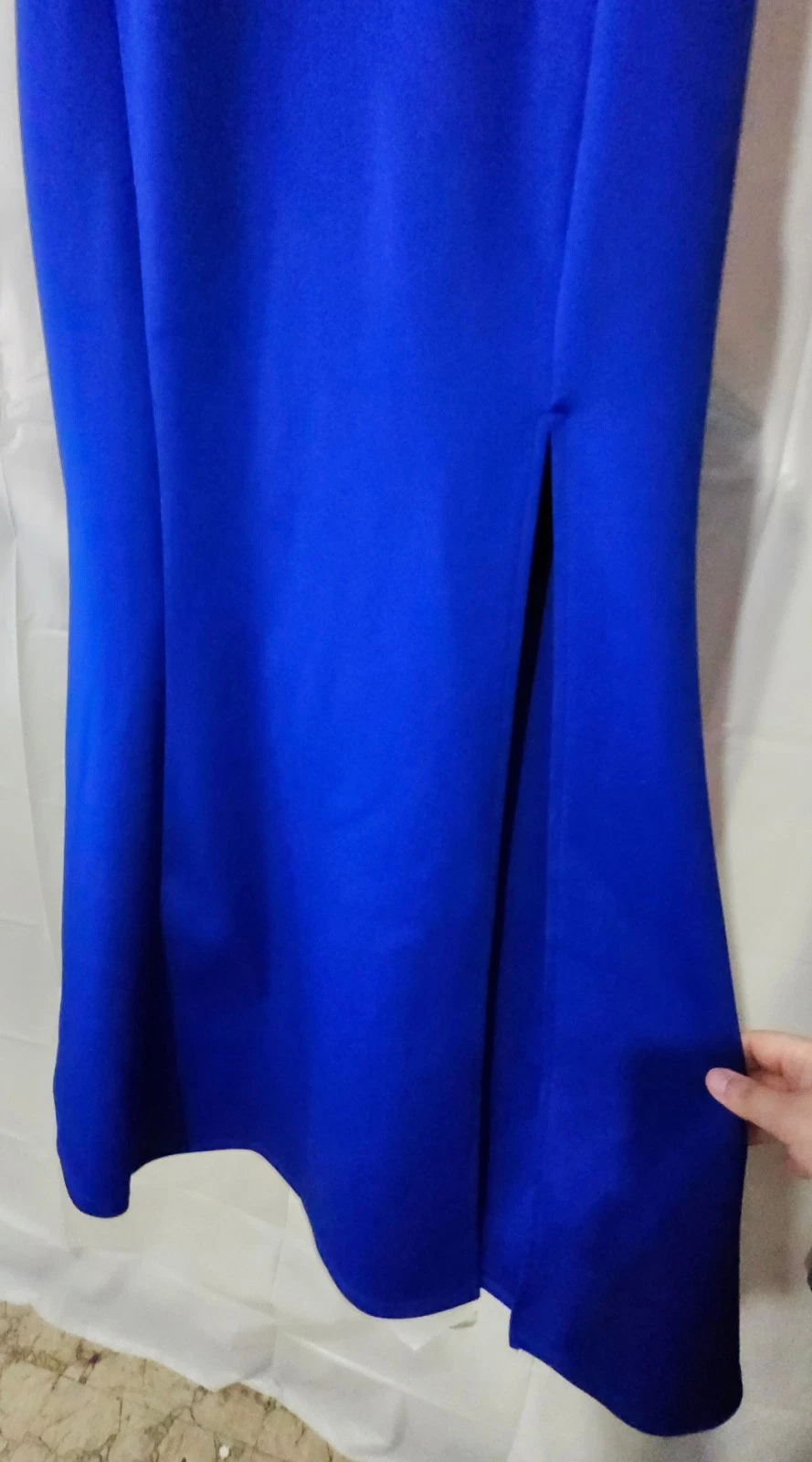 Enfocus Studio Royal Blue Sleeveless Cross-Front Maxi Dress - photo 3