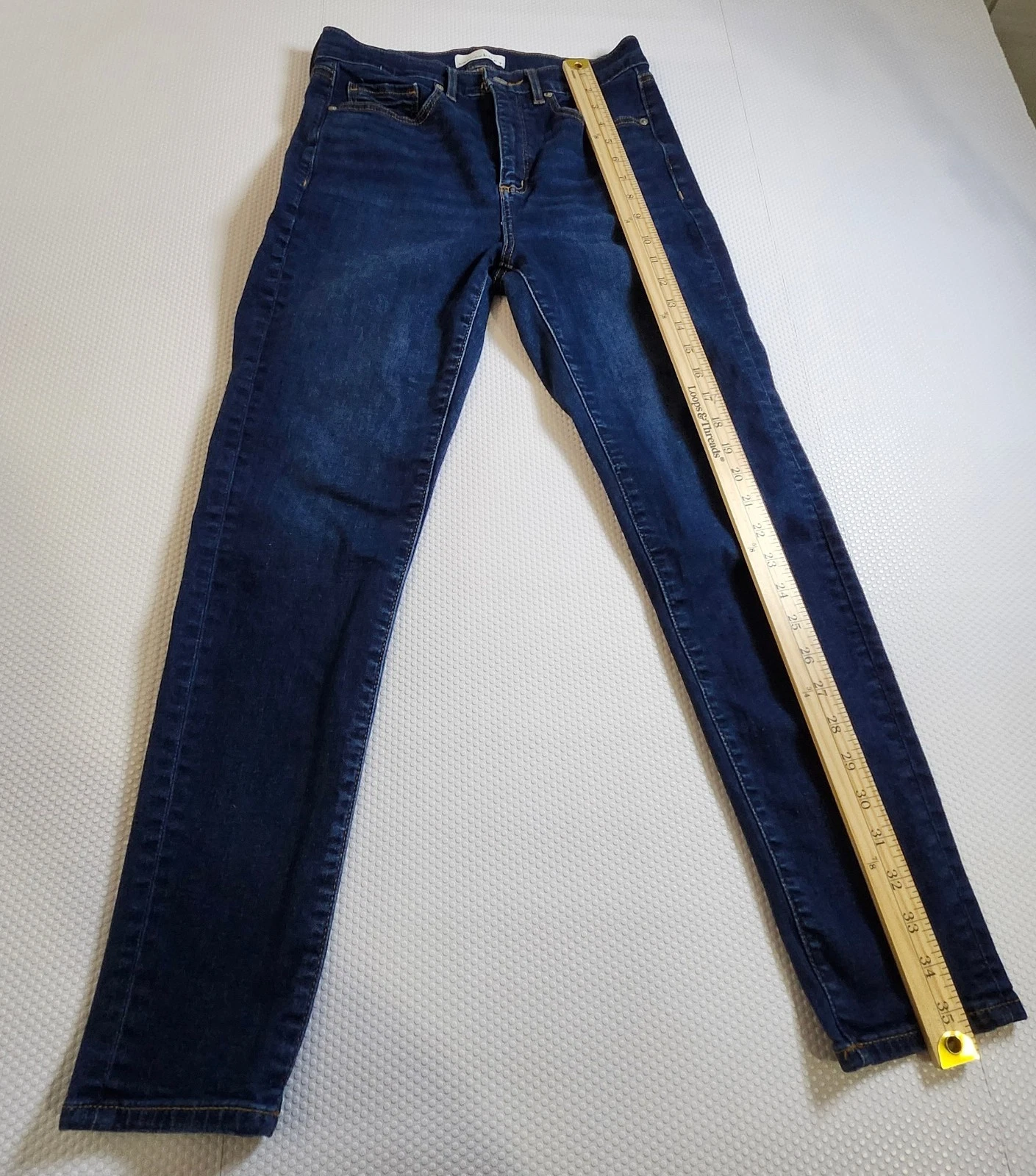 LOFT Dark Wash Skinny Jeans - photo 2