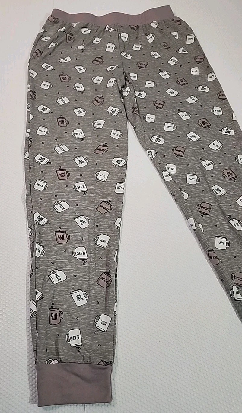 New Rae Dunn Sleepwear Pants Size S Coffee Mug - photo 2