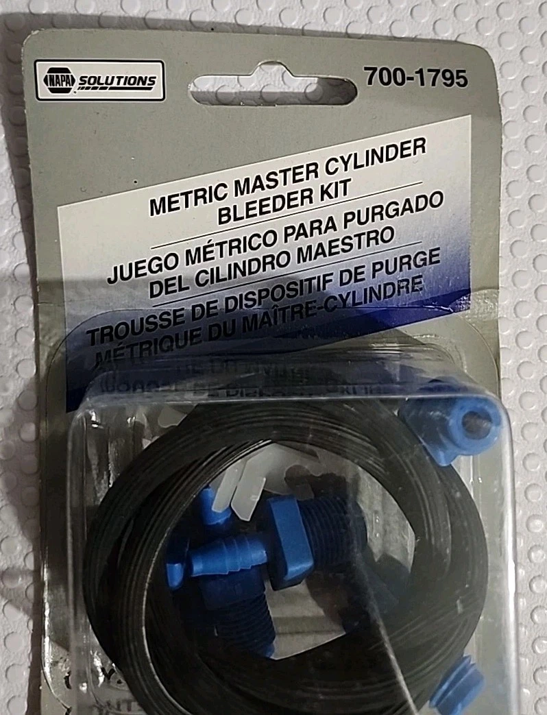 NAPA SOLUTIONS Metric Master Cylinder Bleeder Kit - photo 2