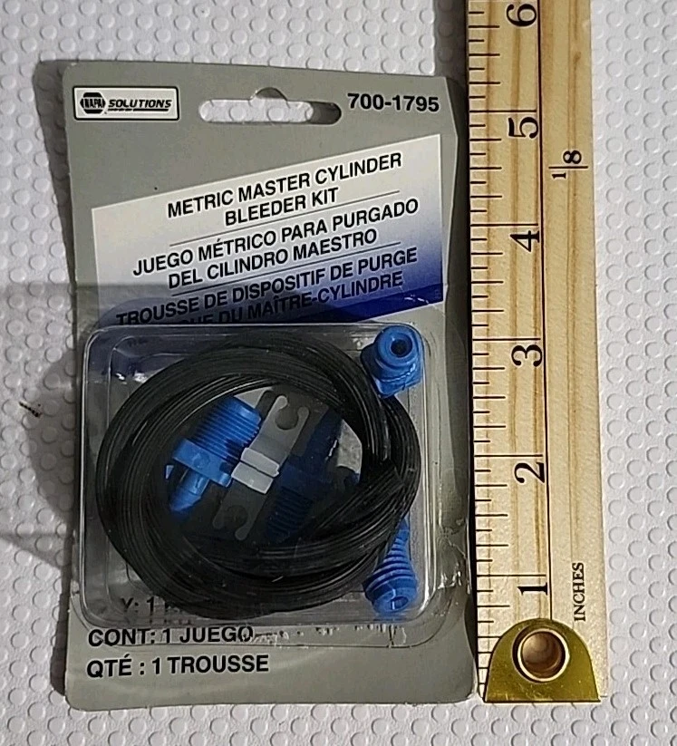 NAPA SOLUTIONS Metric Master Cylinder Bleeder Kit - photo 5