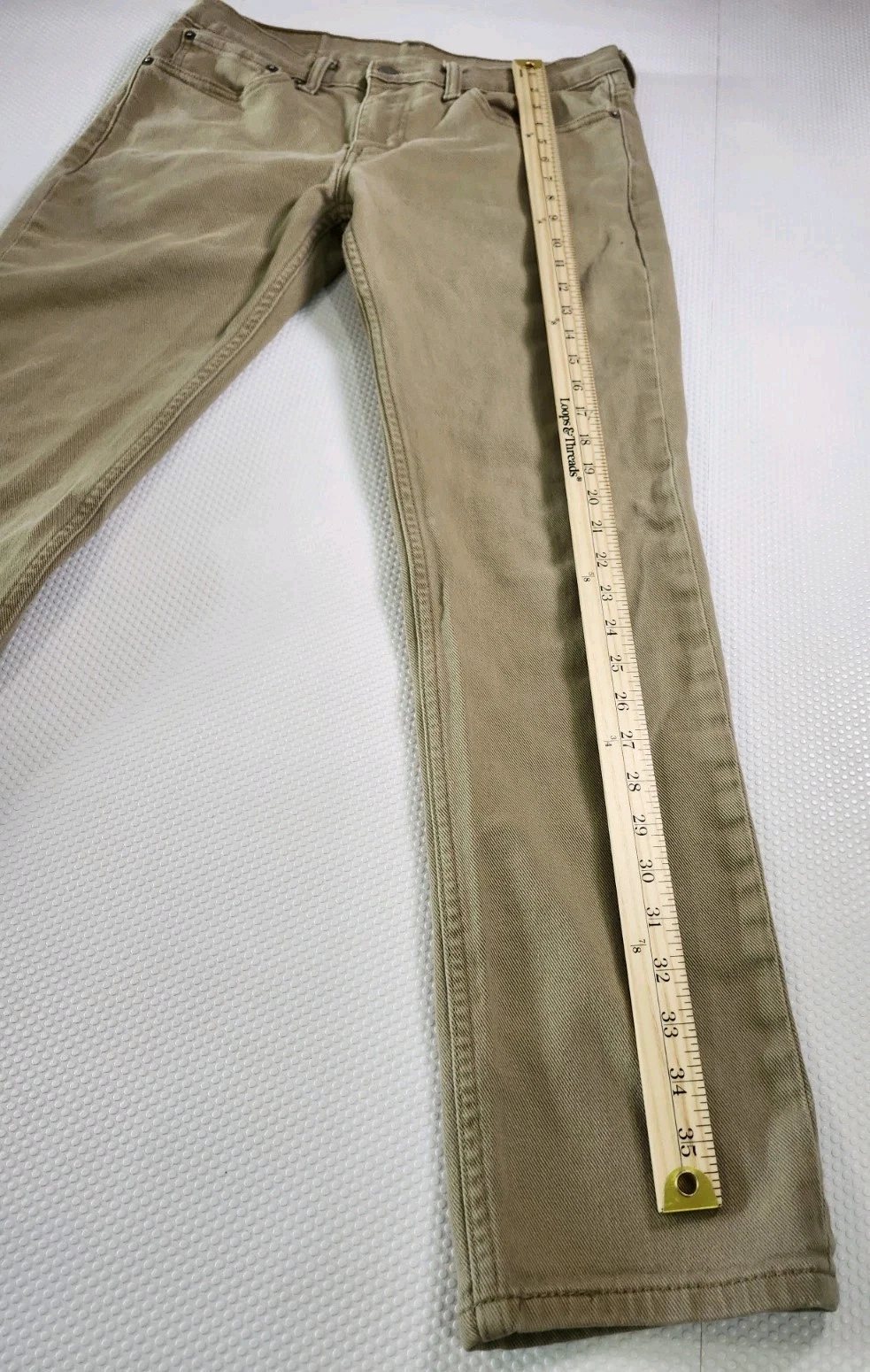 Levi's Men's 511 Beige Straight Leg Jeans W31 L32 - photo 5
