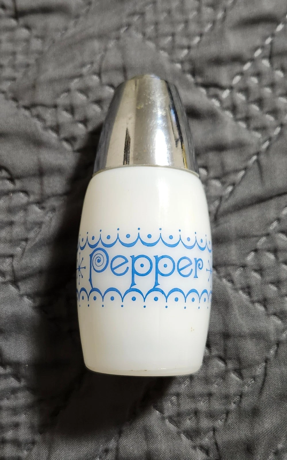 Vintage Gemco Westinghouse Milk Glass Pepper Shaker (1960s-70s)