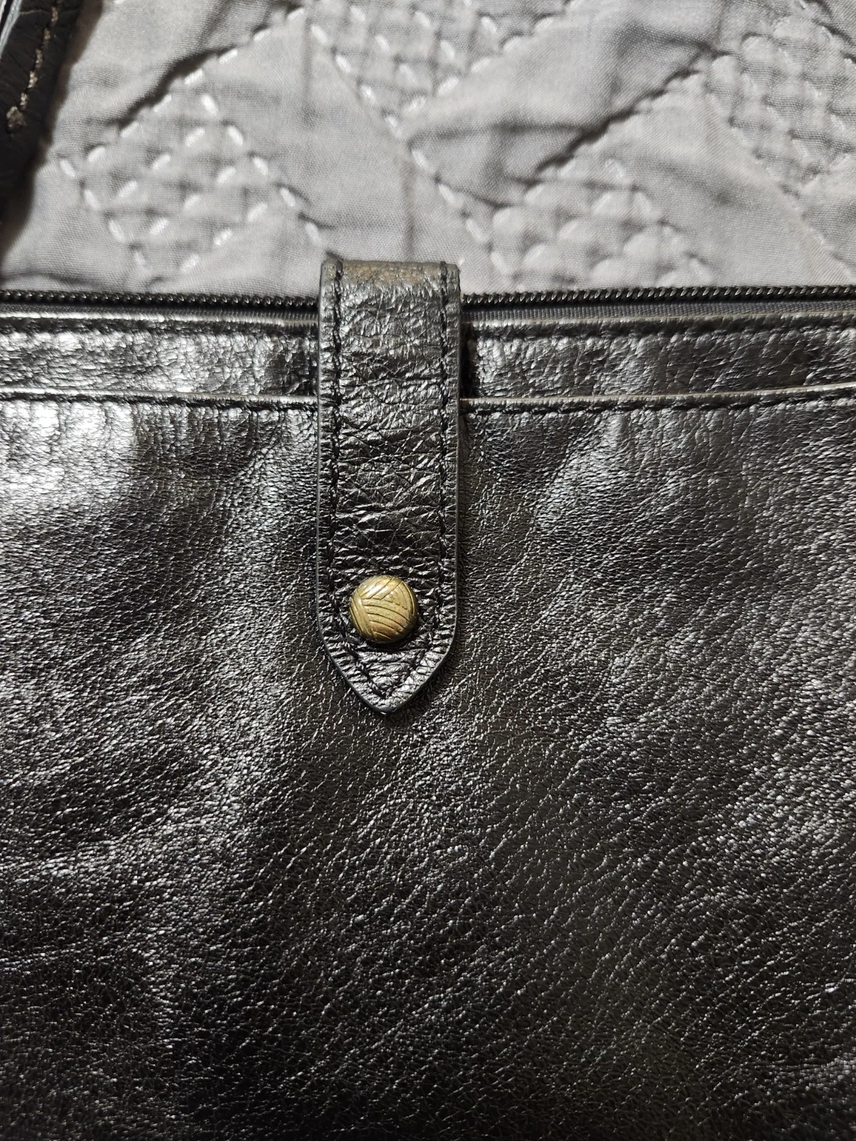 The Sak Black Leather Crossbody Bag with Gold Hardware - photo 4