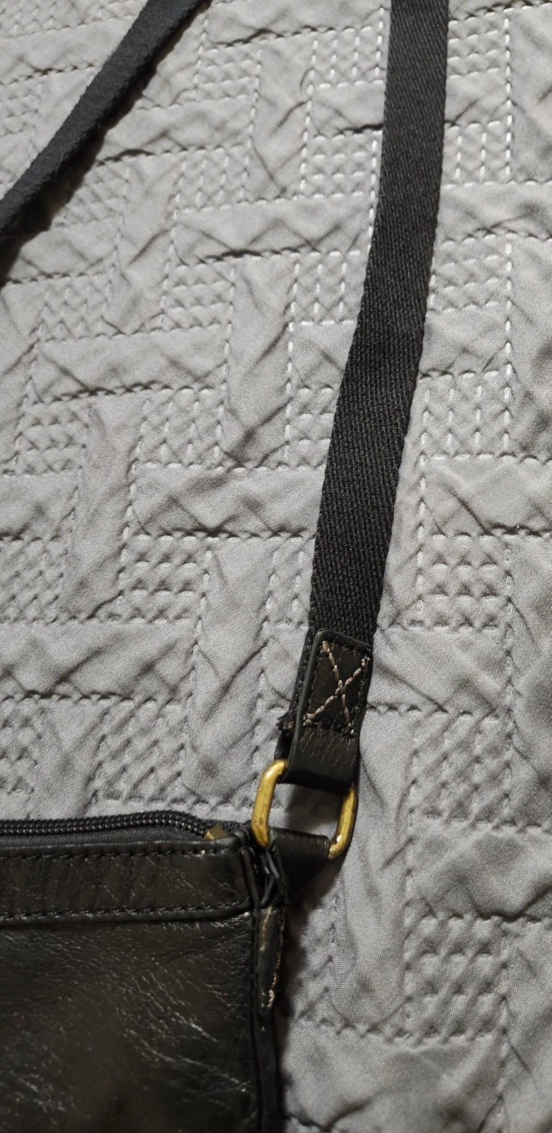 The Sak Black Leather Crossbody Bag with Gold Hardware - photo 5