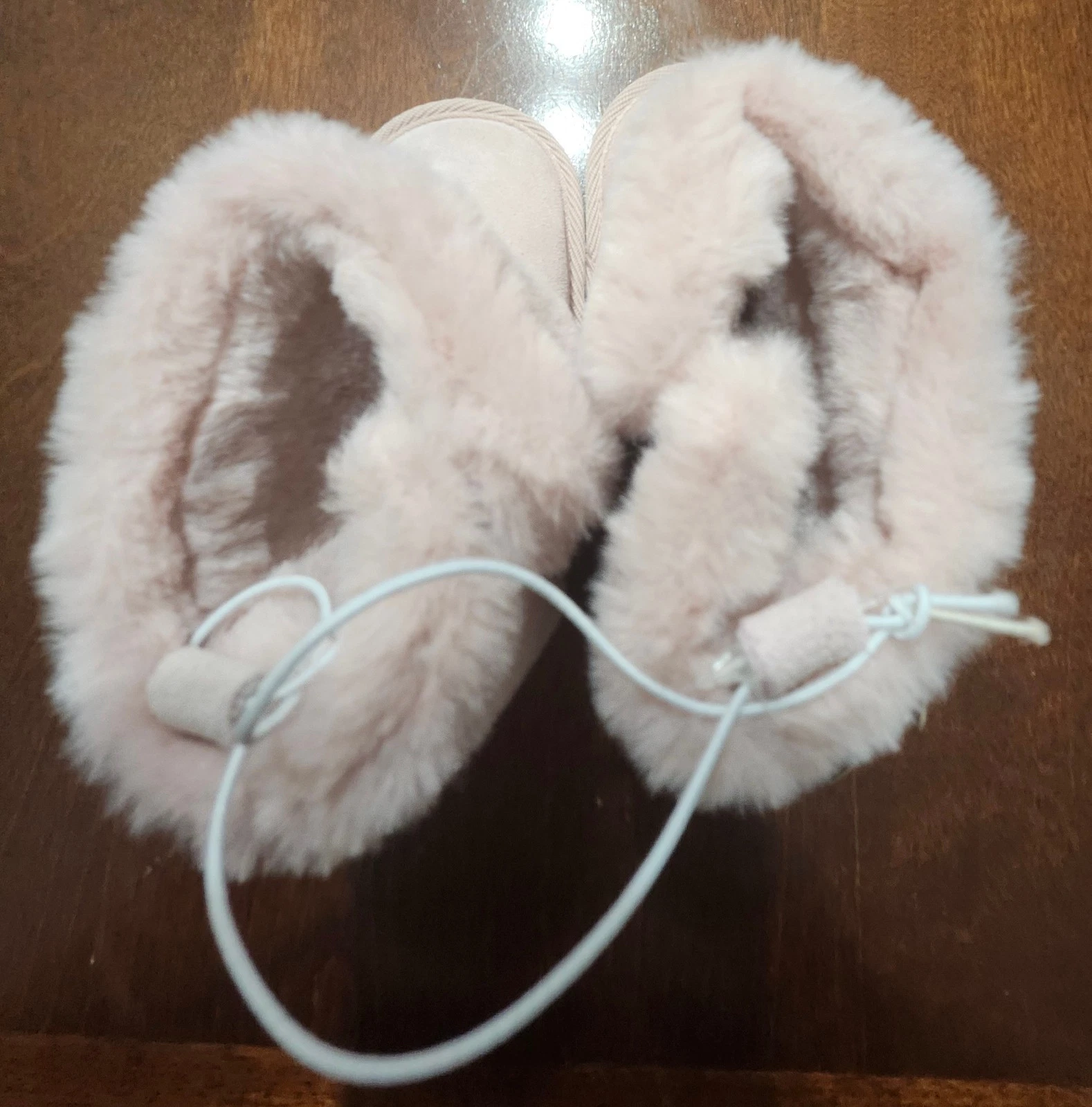 BearPaw Plush Faux-Fur Baby Walker Boots - Pale Pink - photo 5