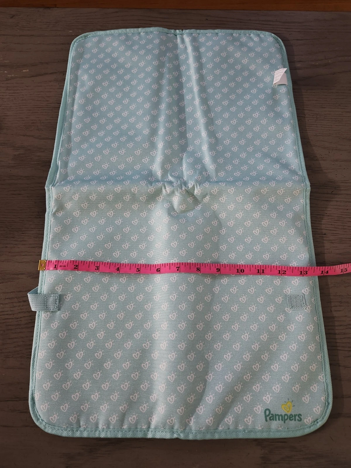 Pampers Mint Heart Print Foldable Diaper Changing Pad - photo 4