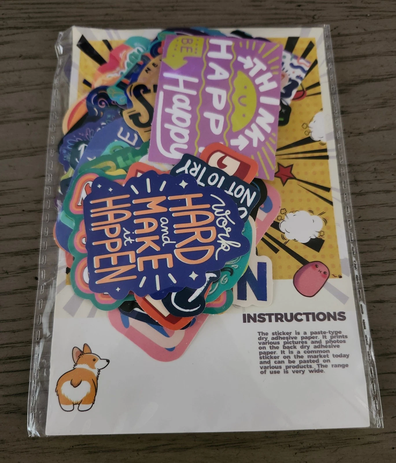 Motivational Sticker Pack — Purple, Blue, Teal Accents - photo 2