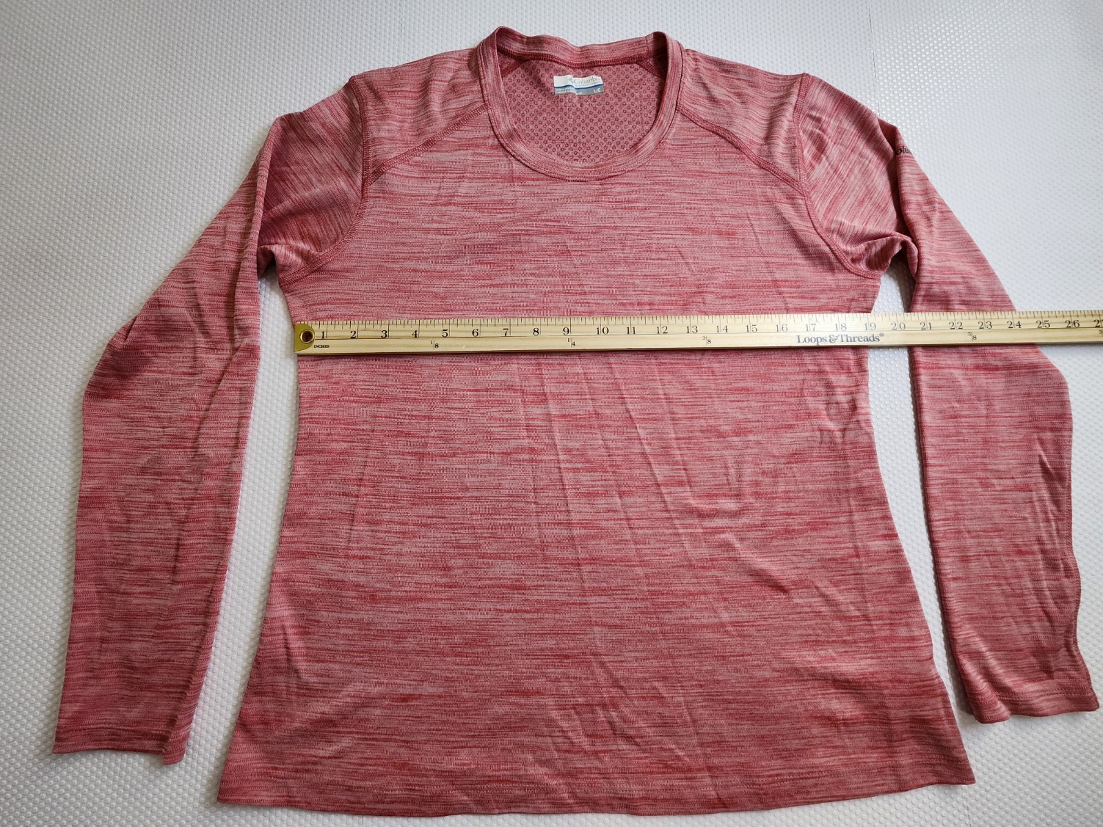 Columbia Women's Long-Sleeve Heathered Rose Performance Top - photo 3