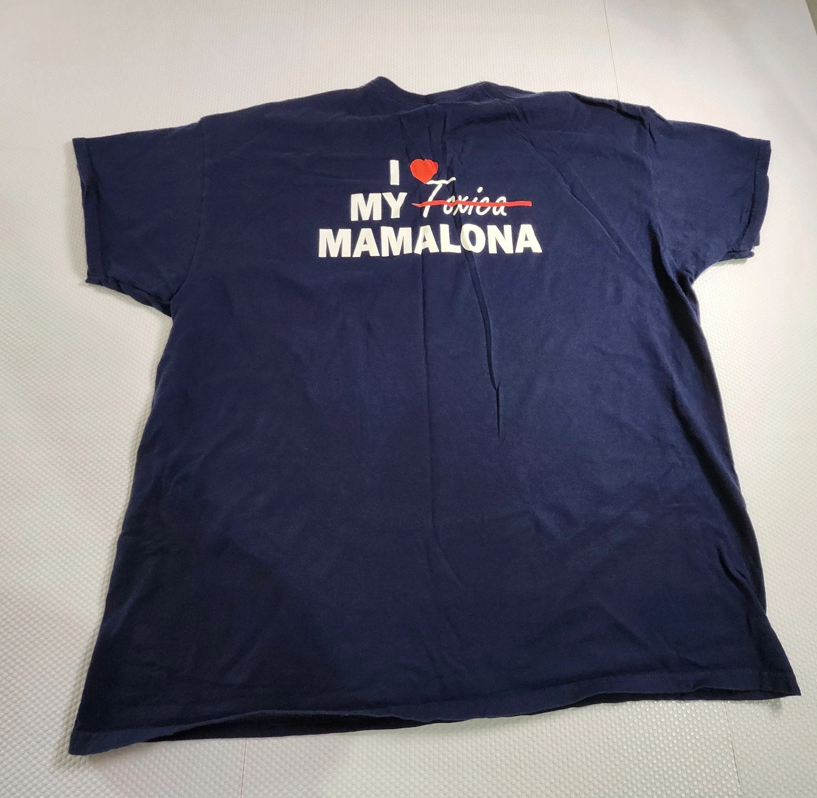 Fruit of the Loom Navy T-Shirt with White Truck Graphic - photo 4