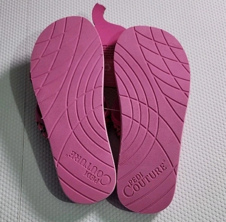 Women’s Pink Leopard Flip Flop Sandals - photo 2
