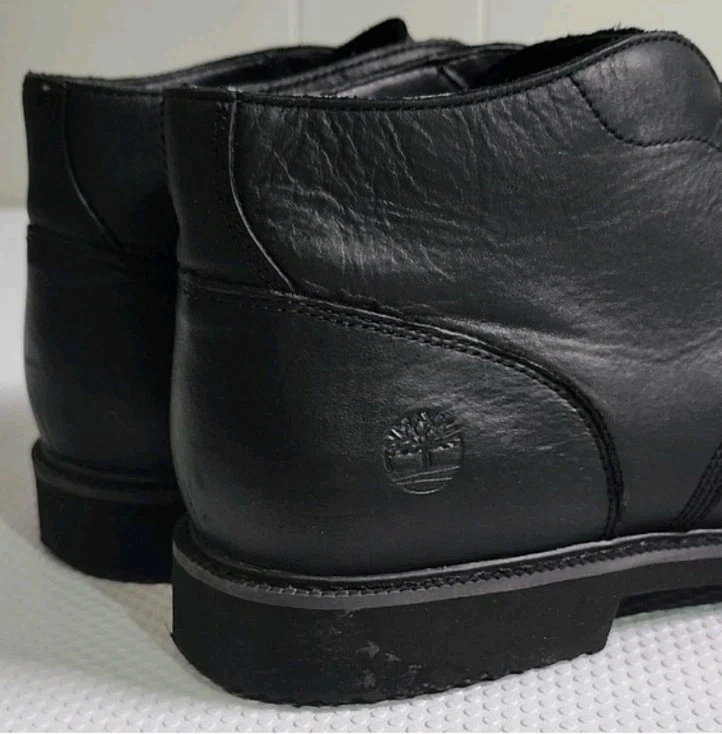 Timberland Men's Black Leather Chukka Boots W Anti-Fatigue Size - photo 2