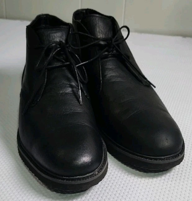 Timberland Men's Black Leather Chukka Boots W Anti-Fatigue Size - photo 3