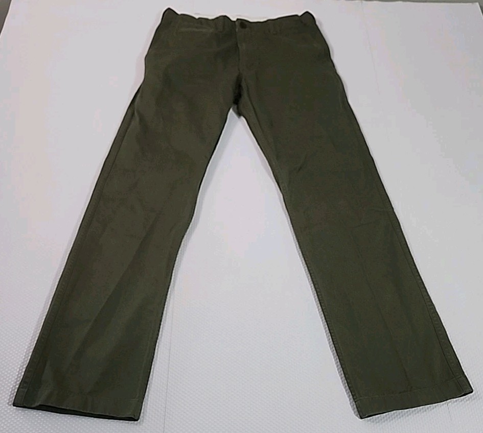 UNI QLO Dark Green Chino Pants Waist 76cm