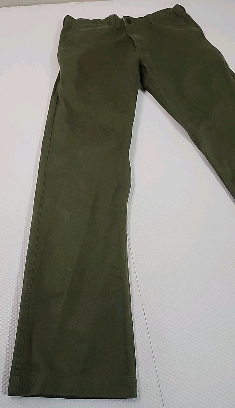 UNI QLO Dark Green Chino Pants Waist 76cm - photo 2