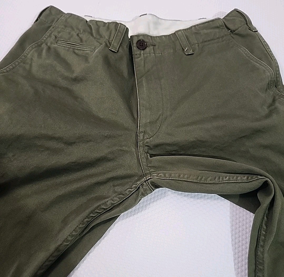 UNI QLO Dark Green Chino Pants Waist 76cm - photo 5