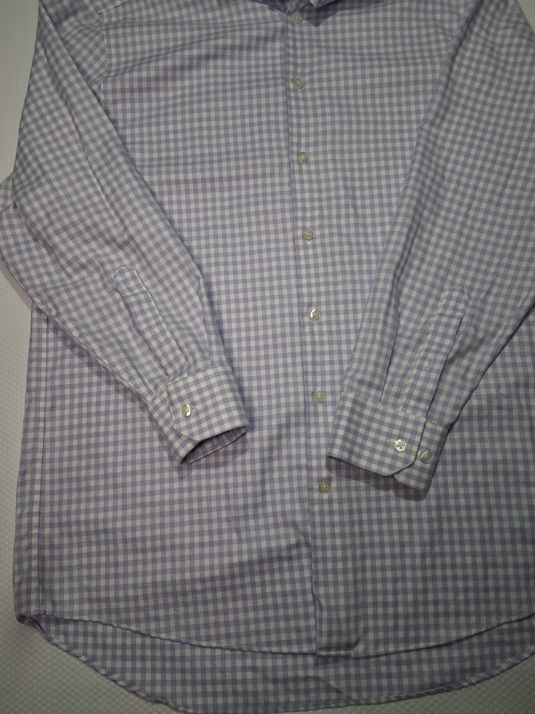 Collection By Michael Strahan Shirt Purple White Size 16 1/2 - photo 4