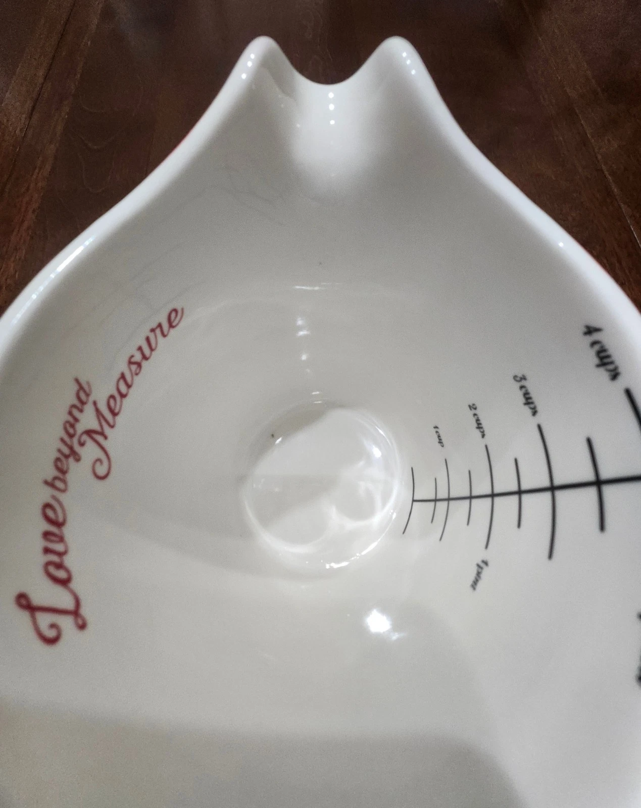 The Pioneer Woman Red And White Ceramic Measuring Cup with Green - photo 5