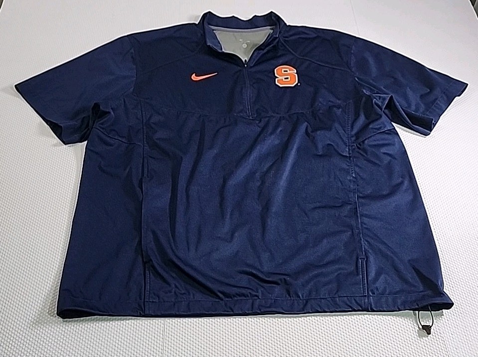 Men's Nike Syracuse Orange Dri-FIT Half-Zip XL