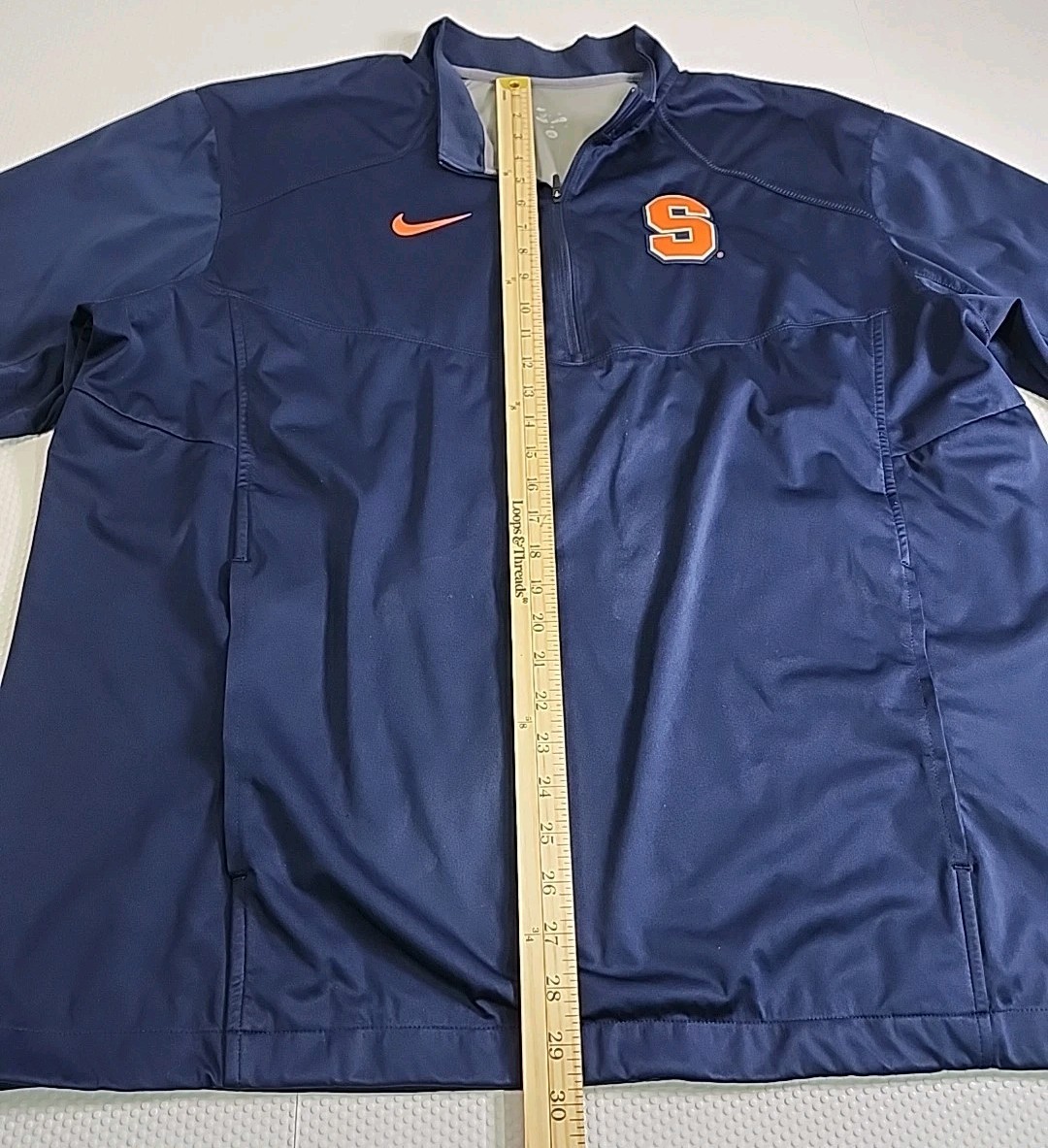 Men's Nike Syracuse Orange Dri-FIT Half-Zip XL - photo 5