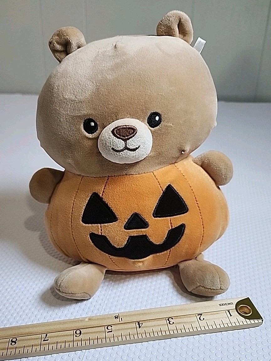 Animal Adventure Bear Dressed As A Pumpkin Plushie - photo 4