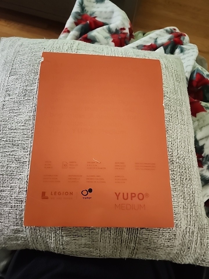 Yupo Medium Paper Pad - Orange Cover