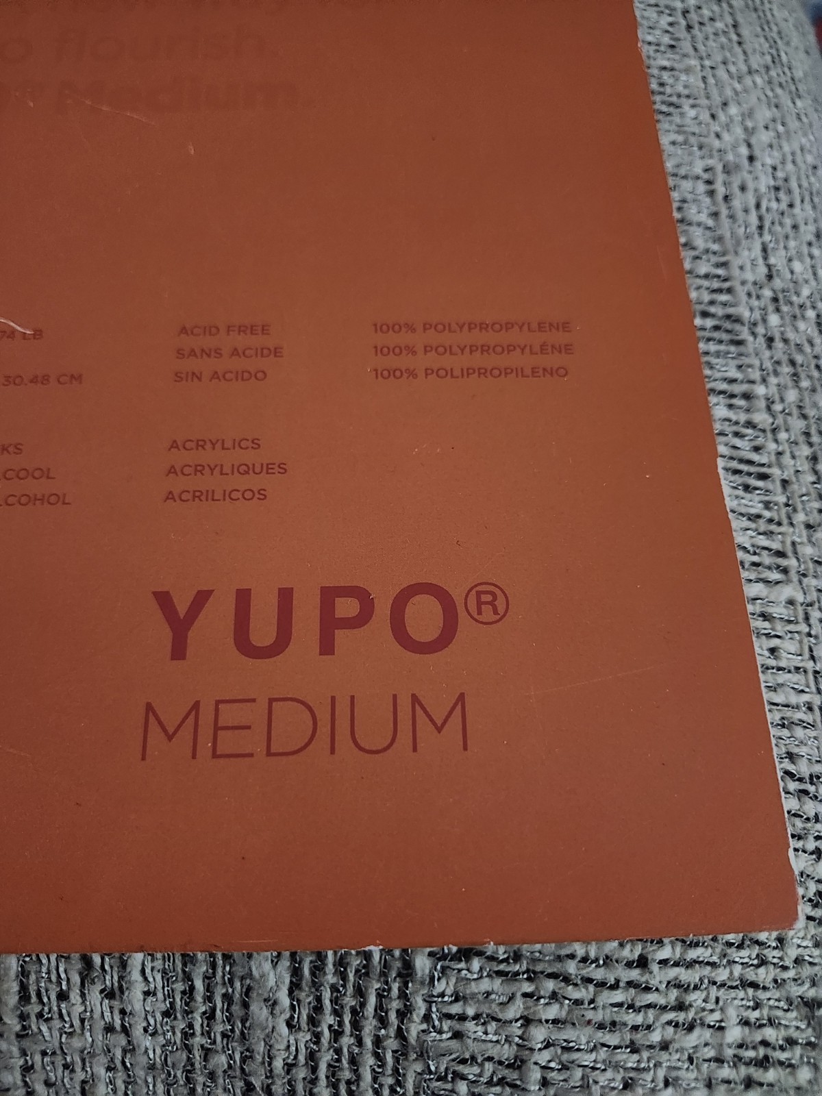 Yupo Medium Paper Pad - Orange Cover - photo 3