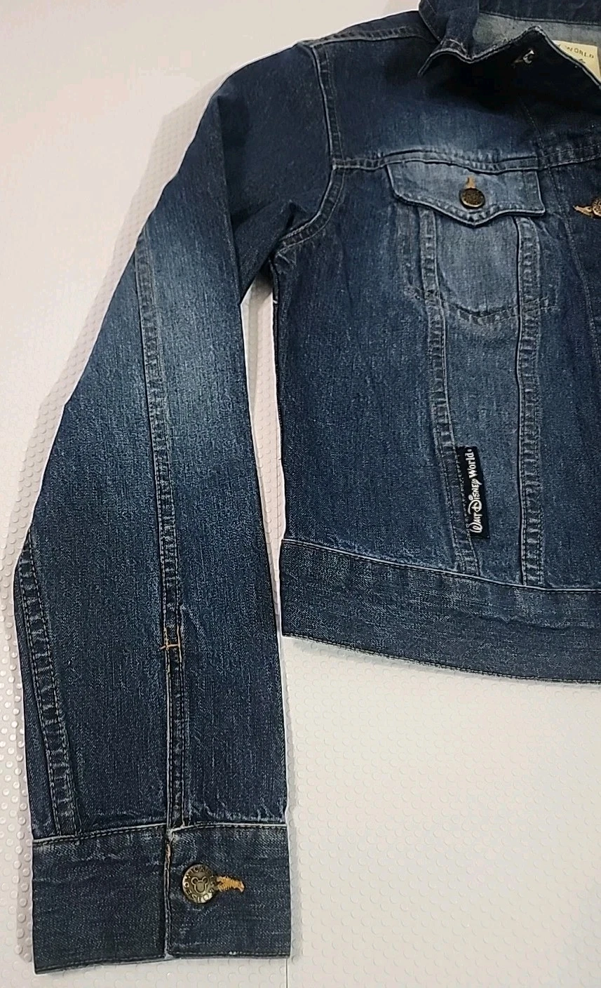 Walt Disney World Genuine Quality Blue Jean Jacket Size XS - photo 2