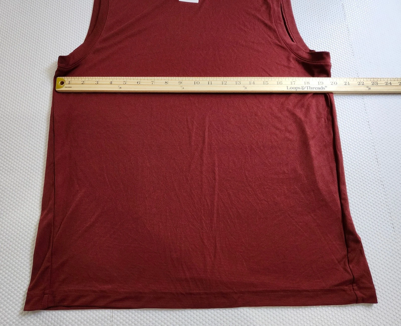 tek gear Men's Sleeveless Tank Top - Maroon - photo 5
