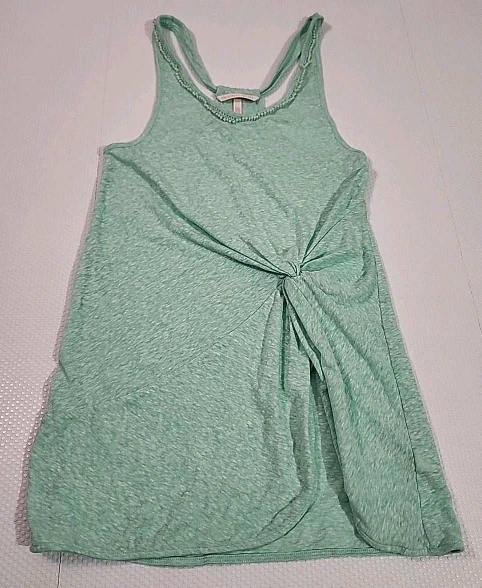 Victoria's Secret Twist-Front Cover-Up Dress Aqua XS