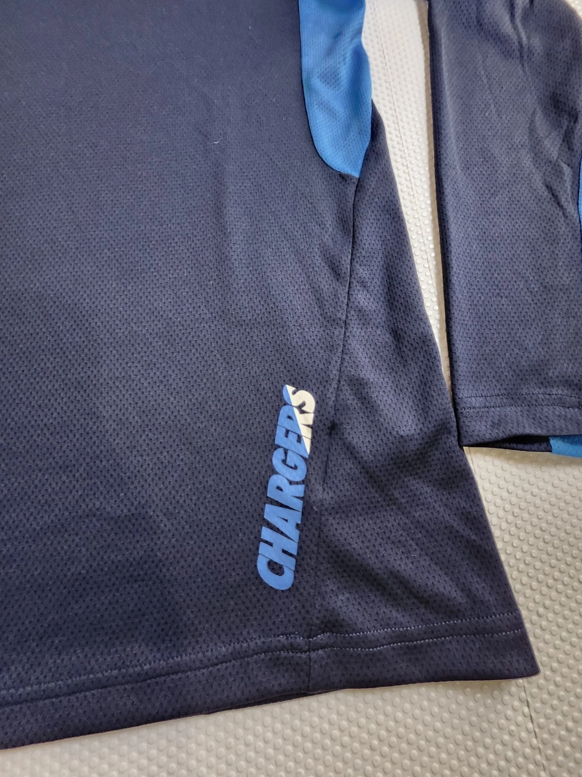 Nike Navy & Bright Blue Chargers Long Sleeve Dri-FIT Top #006 - photo 2