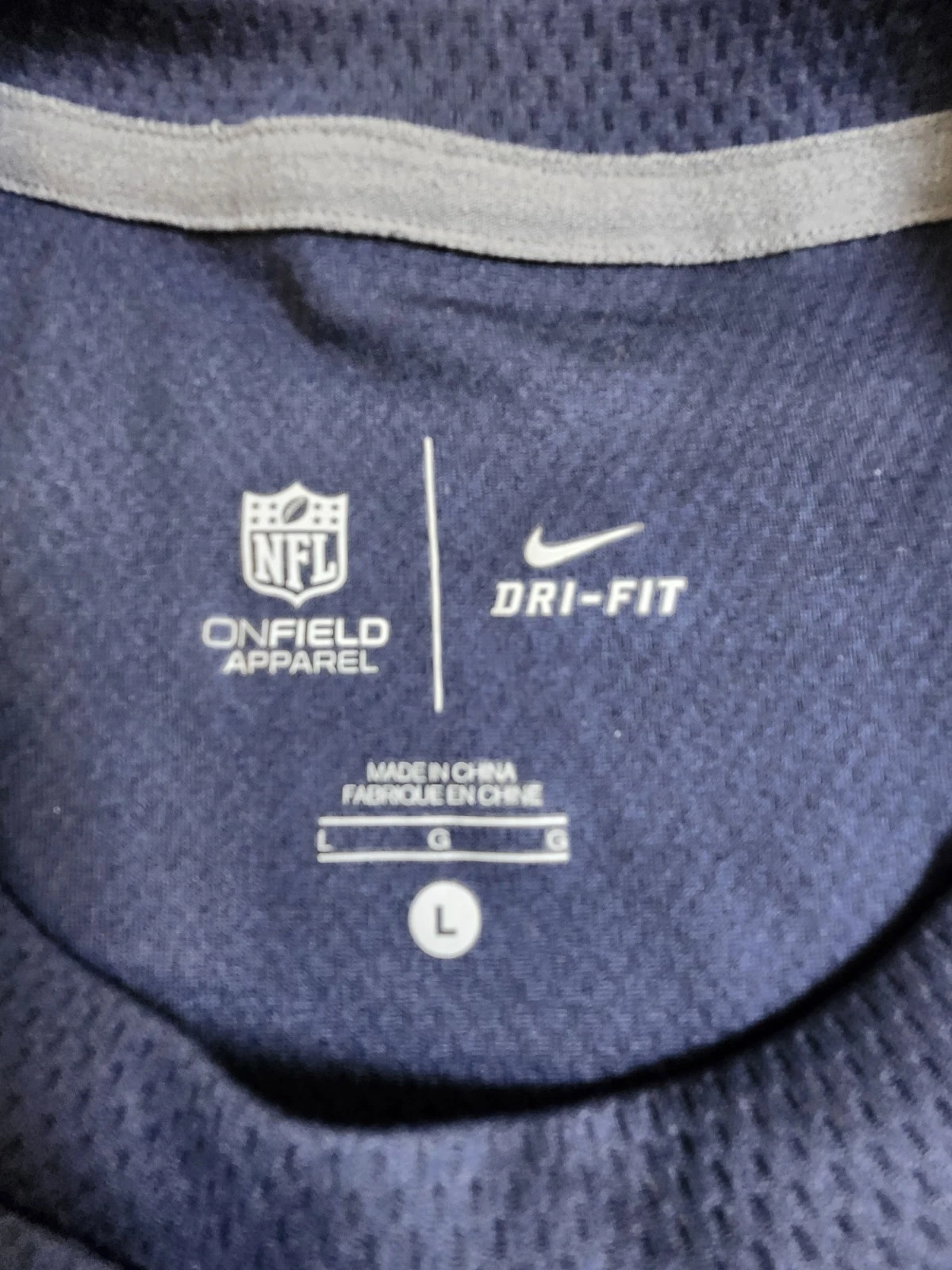 Nike Navy & Bright Blue Chargers Long Sleeve Dri-FIT Top #006 - photo 4