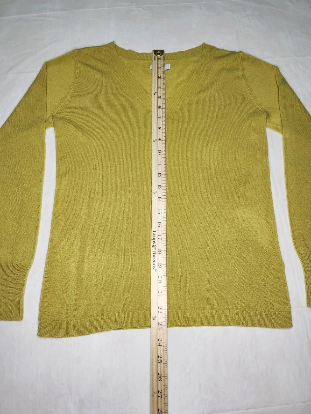 Croft And Barrow Women's Cardigan Sweater SIZE Small Color Yello - photo 4