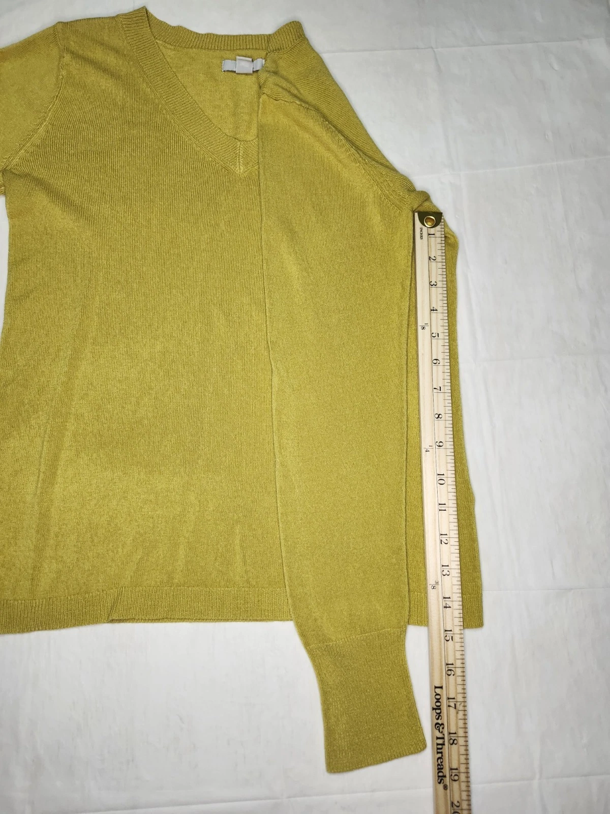 Croft And Barrow Women's Cardigan Sweater SIZE Small Color Yello - photo 5