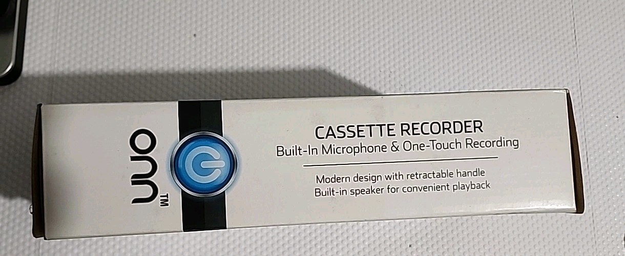 New OON Cassette Recorder Built-in Microphone & One-Touch Record - photo 5
